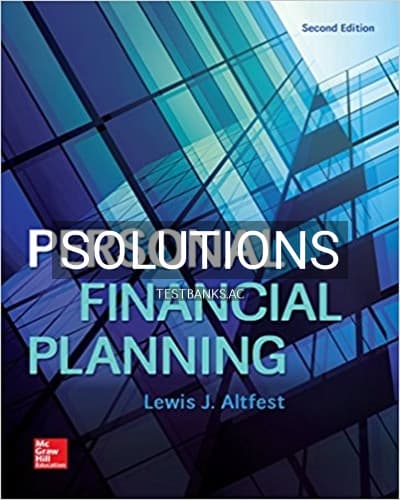 Solutions for Personal Financial Planning 2nd Edition by Altfest cover