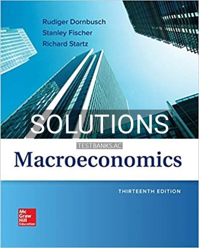 Solutions for Macroeconomics 13th Edition by Dornbusch cover