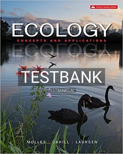 Test Bank for Ecology 4th Edition by Molles cover