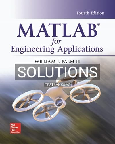 Solutions for MATLAB for Engineering Applications 4th Edition by Palm cover