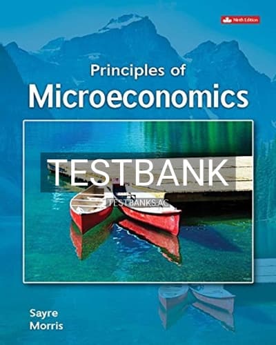Test Bank for Principles of Microeconomics 9th Edition by Sayre cover