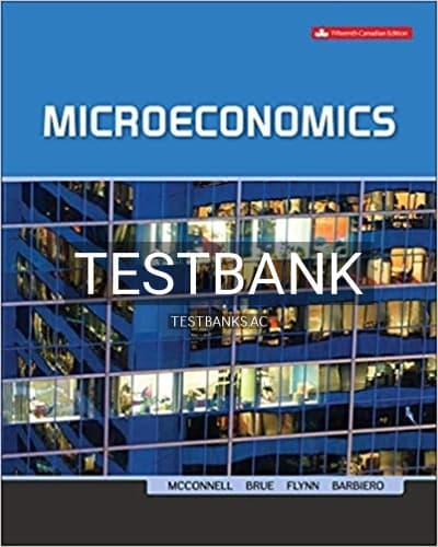 Test Bank for Microeconomics 15th Edition by McConnell cover