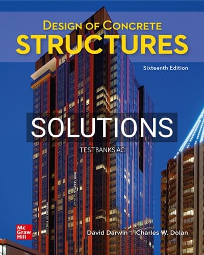 Solutions for Design of Concrete Structures 16th Edition by Darwin cover