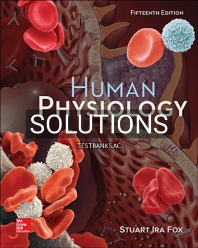 Solutions for Human Physiology 15th Edition by Fox cover