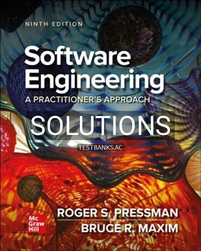 Solutions for Software Engineering: 9th Edition by Pressman cover