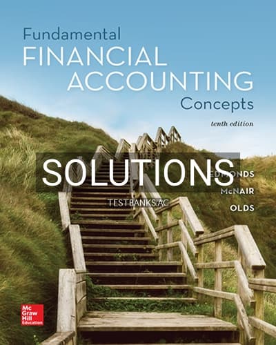 Solutions for Fundamental Financial Accounting Concepts 10th Edition by Edmonds cover