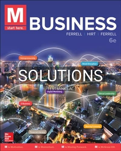 Solutions for M Business 6th Edition by Ferrell cover