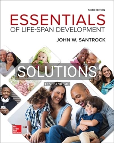 Solutions for Essentials of Life-Span Development 6th Edition by Santrock cover