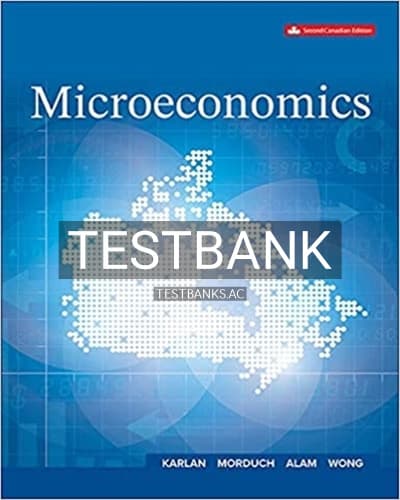Test Bank for Microeconomics 2nd Edition by Karlan cover