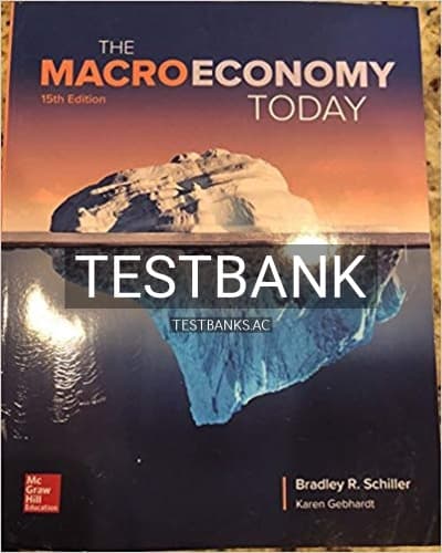 Test Bank for Macro Economy Today 15th Edition by Schiller cover