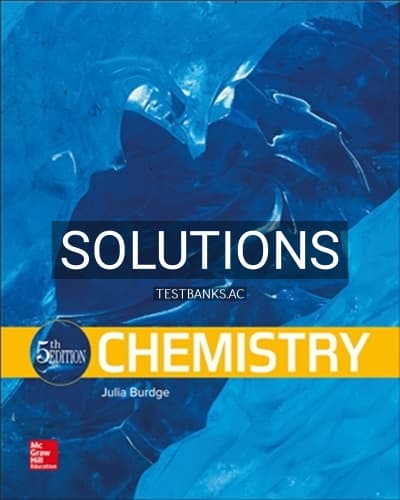 Solutions for Chemistry 5th Edition by Burdge cover