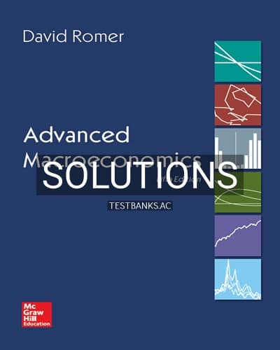 Solutions for Advanced Macroeconomics 5th Edition by Romer cover