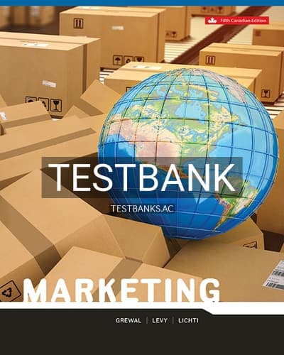 Test Bank for Marketing 5th Edition by Grewal cover