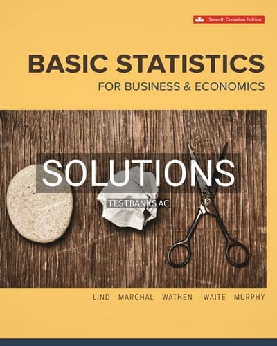 Solutions for Basic Statistics For Business And Economics 7th Edition by Lind cover