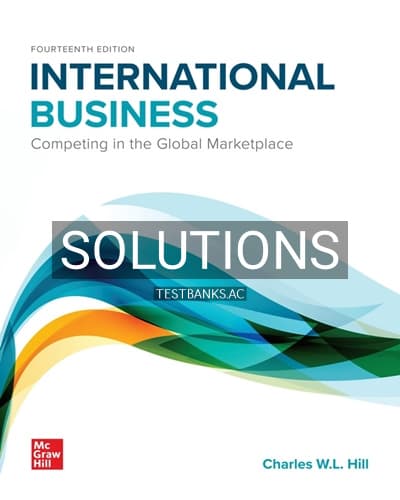 Solutions for International Business 14th Edition by Hill cover