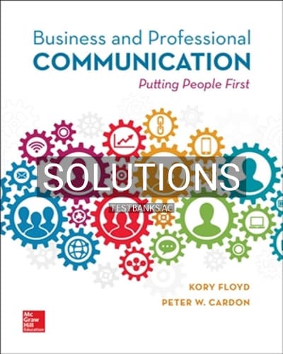 Solutions for Business and Professional Communication 1st Edition by Floyd cover