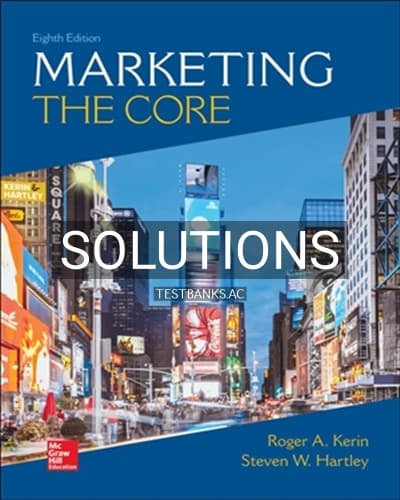 Solutions for Marketing 8th Edition by Kerin cover