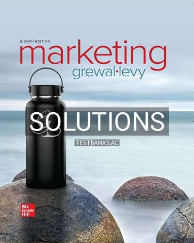 Solutions for Marketing 8th Edition by Grewal cover