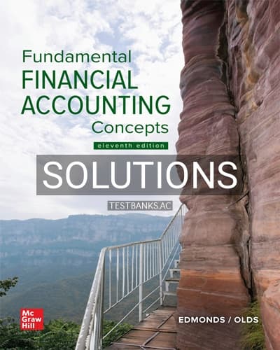 Solutions for Fundamental Financial Accounting Concepts 11th Edition by Edmonds cover