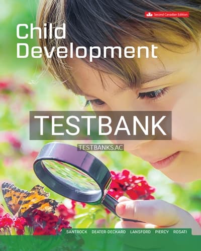 Test Bank for Child Development 2nd Edition by Santrock cover