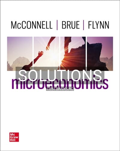 Solutions for Microeconomics 22nd Edition by McConnell cover
