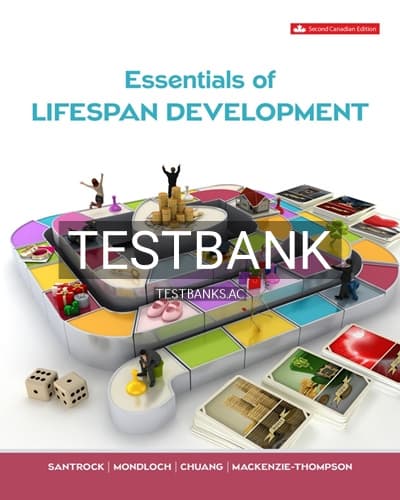 Test Bank for Essentials Of Lifespan Development 2nd Edition by Santrock cover