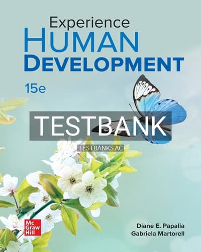 Test Bank for Experience Human Development 15th Edition by Papalia cover