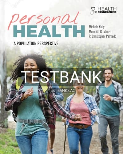 Test Bank for Personal Health 1st Edition by Kiely cover