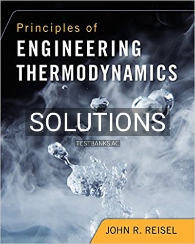 Solutions for Principles of Engineering Thermodynamics 1st Edition by Reisel cover