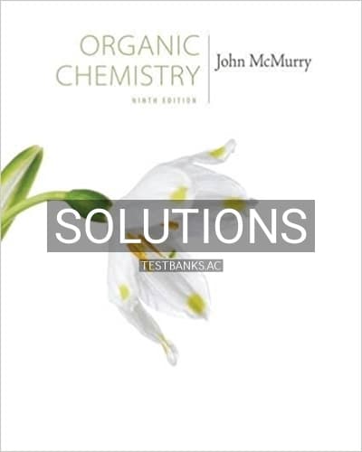 Solutions for Organic Chemistry 9th Edition by McMurry cover