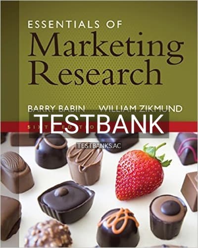 Test Bank for Essentials of Marketing Research 6th Edition by Babin cover