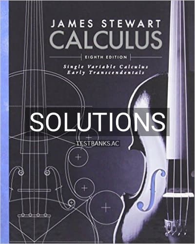 Solutions for Single Variable Calculus Early Transcendentals 8th Edition by Stewart cover