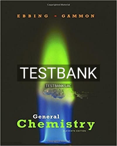 Test Bank for General Chemistry 11th Edition by Ebbing cover