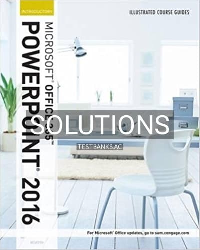 Solutions for Illustrated Course Guide Microsoft Office 365 and PowerPoint 2016 Introductory Spiral bound Version 1st Edition by Beskeen cover
