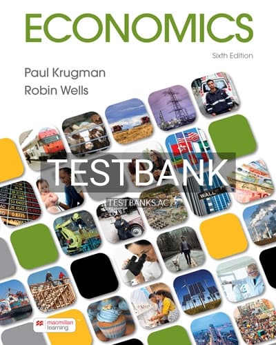Test Bank for Economics 6th Edition by Krugman cover