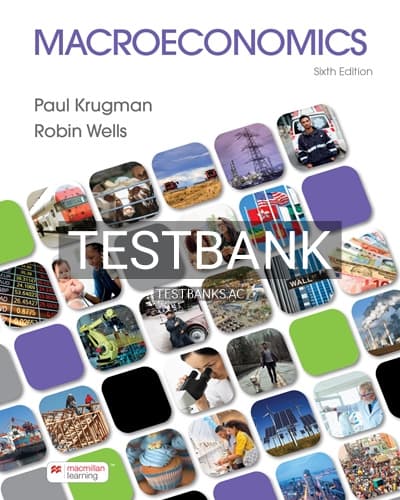 Test Bank for Macroeconomics 6th Edition by Krugman cover