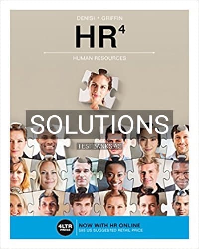 Solutions for HR 4th Edition by DeNisi cover