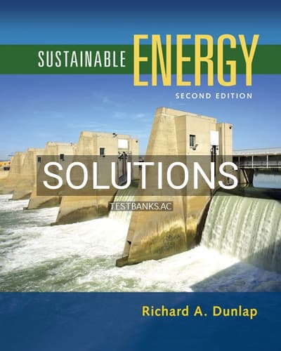 Solutions for Sustainable Energy 2nd Edition by Dunlap cover
