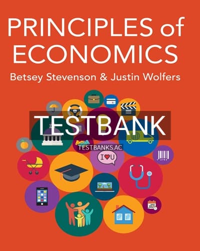 Test Bank for Principles of Economics 1st Edition by Stevenson cover