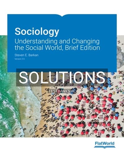 Solutions for Sociology Understanding and Changing the Social World Brief Edition Version 2 0 2nd Edition by Barkan cover