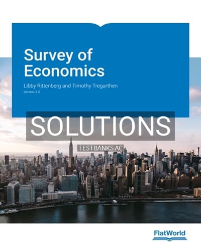 Solutions for Survey of Economics Version 2 0 2nd Edition by Rittenberg cover