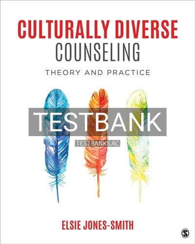 Test Bank for Culturally Diverse Counseling 1st Edition by Jones-Smith cover