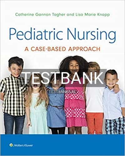 Test Bank for Pediatric Nursing 1st Edition by Tagher cover