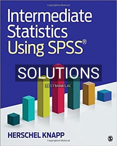 Solutions for Intermediate Statistics Using SPSS 1st Edition by Knapp cover