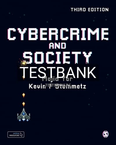 Test Bank for Cybercrime and Society 3rd Edition by Yar cover