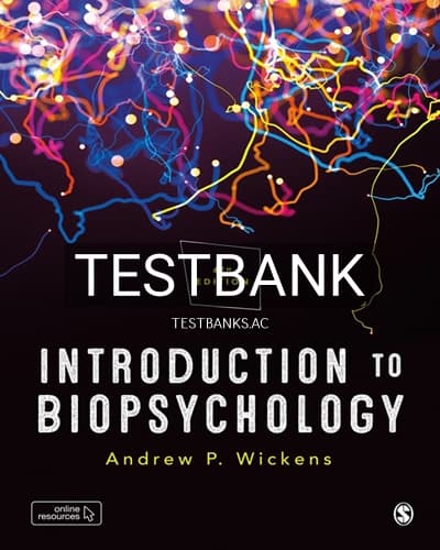 Test Bank for Introduction to Biopsychology 4th Edition by Wickens cover
