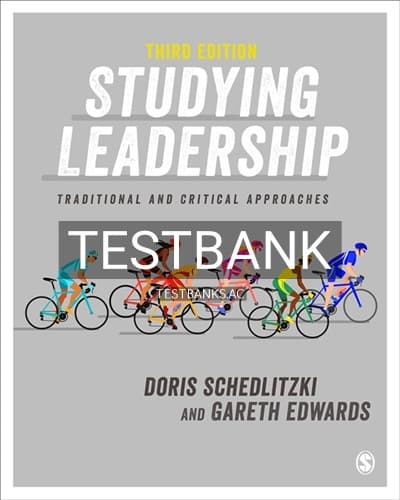 Test Bank for Studying Leadership 3rd Edition by Schedlitzki cover