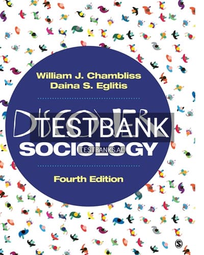 Test Bank for Discover Sociology 4th Edition by Chambliss cover