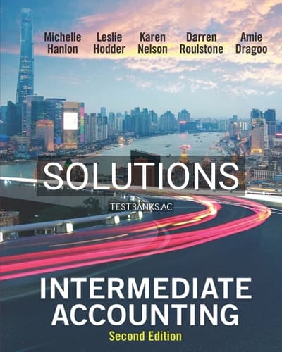 Solutions for Intermediate Accounting 2nd Edition by Hanlon cover