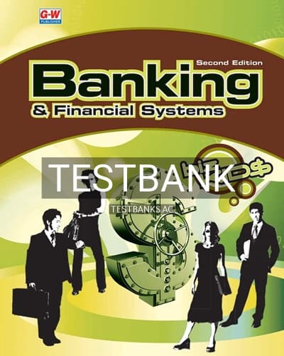 Test Bank for Banking and Financial Systems 2nd Edition by Kids cover
